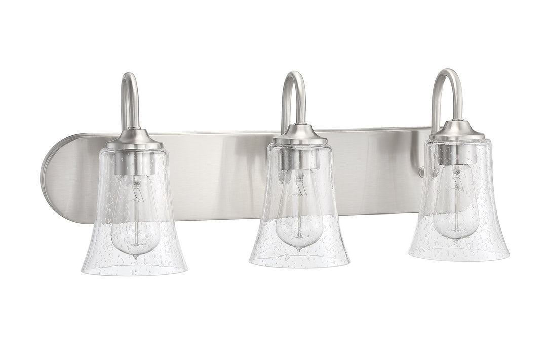 Craftmade Gwyneth 50403-BNK Bath Vanity Light 24 in. wide - Brushed Polished Nickel