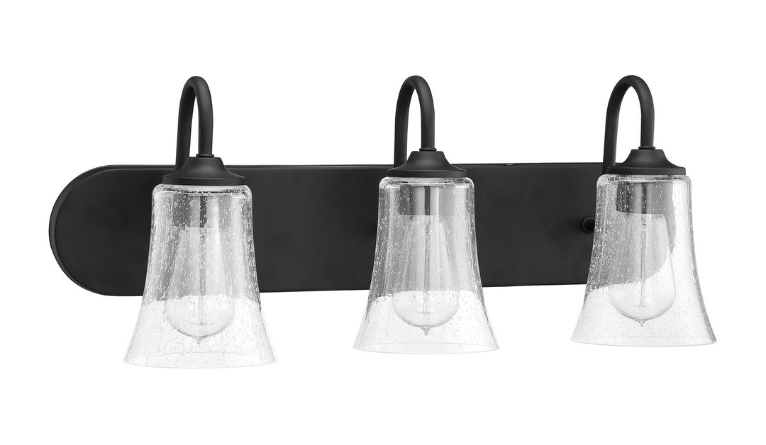 Craftmade Gwyneth 50403-FB Bath Vanity Light 24 in. wide - Flat Black