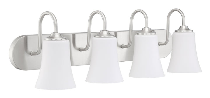 Craftmade Gwyneth 50404-BNK-WG Bath Vanity Light 30 in. wide - Brushed Polished Nickel