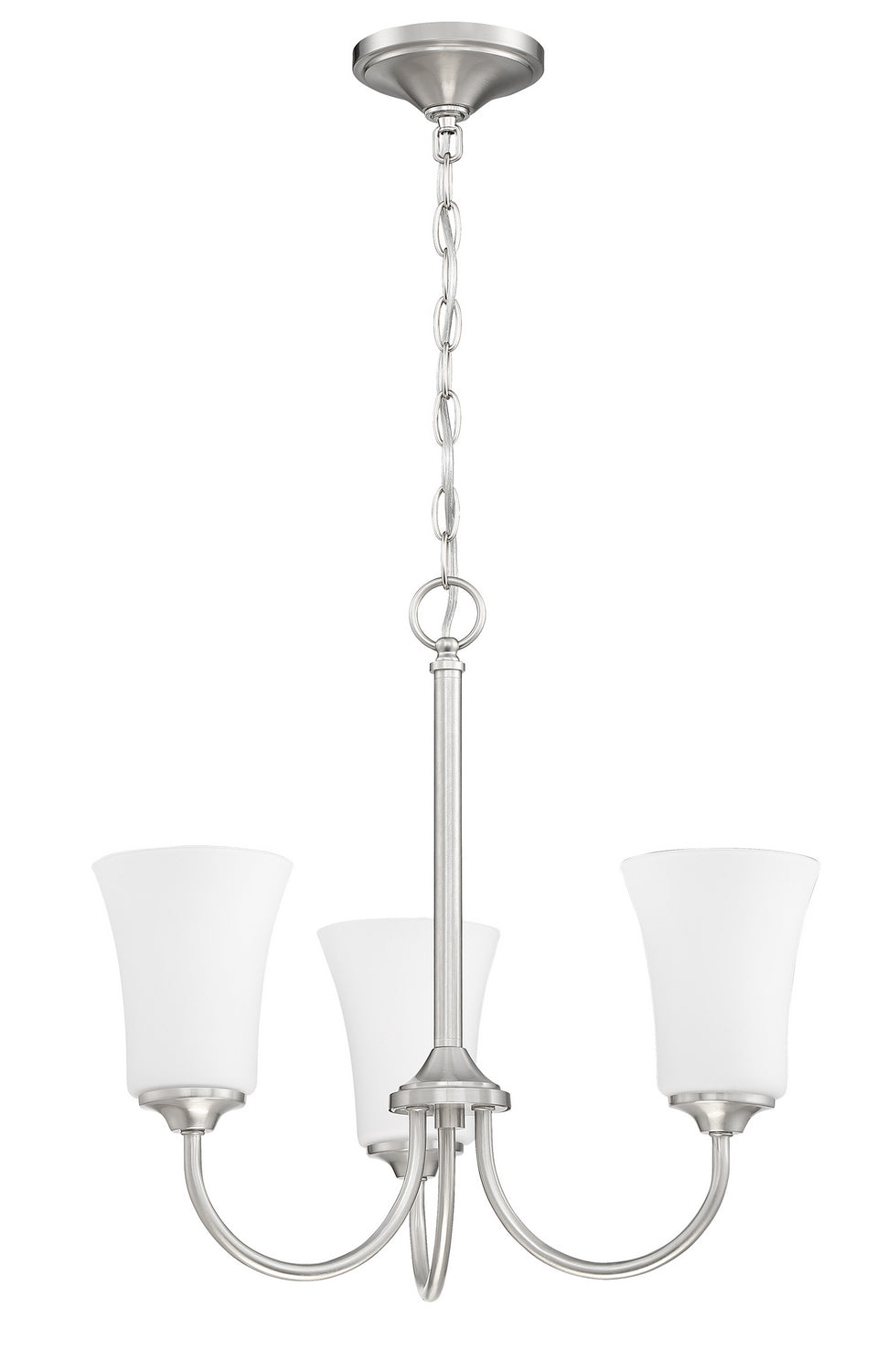 Craftmade Gwyneth 50423-BNK-WG Chandelier Light - Brushed Polished Nickel