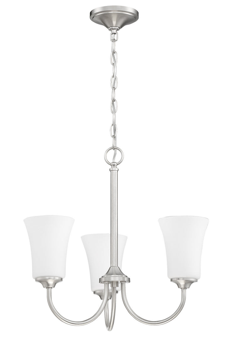 Craftmade Gwyneth 50423-BNK-WG Chandelier Light - Brushed Polished Nickel