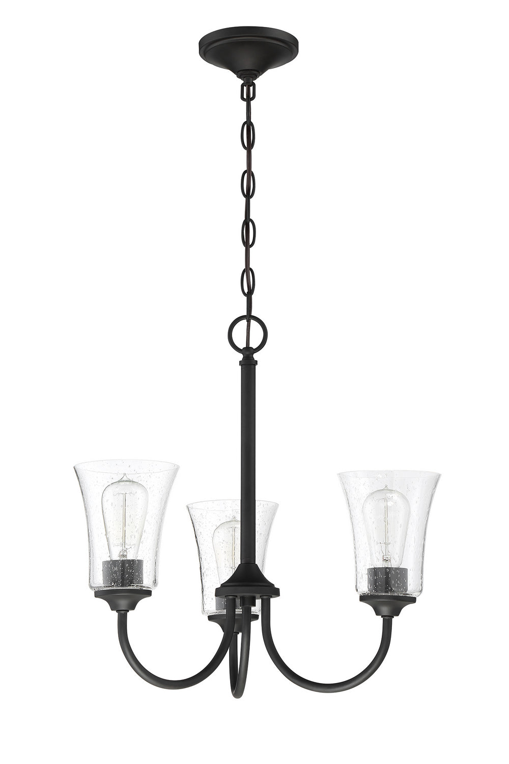 Craftmade Gwyneth 50423-FB Chandelier Light - Flat Black