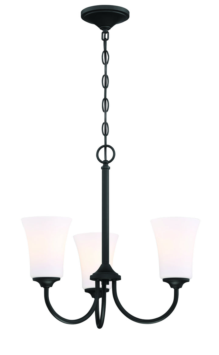 Craftmade Gwyneth 50423-FB-WG Chandelier Light - Flat Black