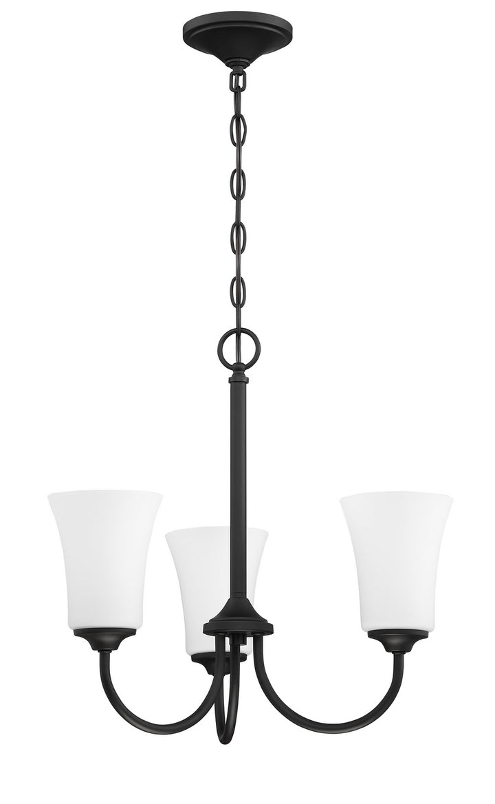 Craftmade Gwyneth 50423-FB-WG Chandelier Light - Flat Black