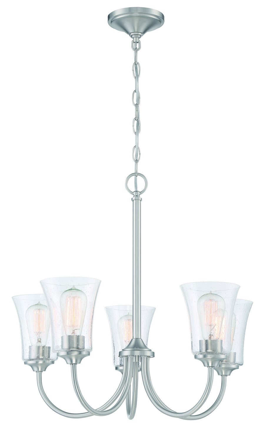 Craftmade Gwyneth 50425-BNK Chandelier Light - Brushed Polished Nickel