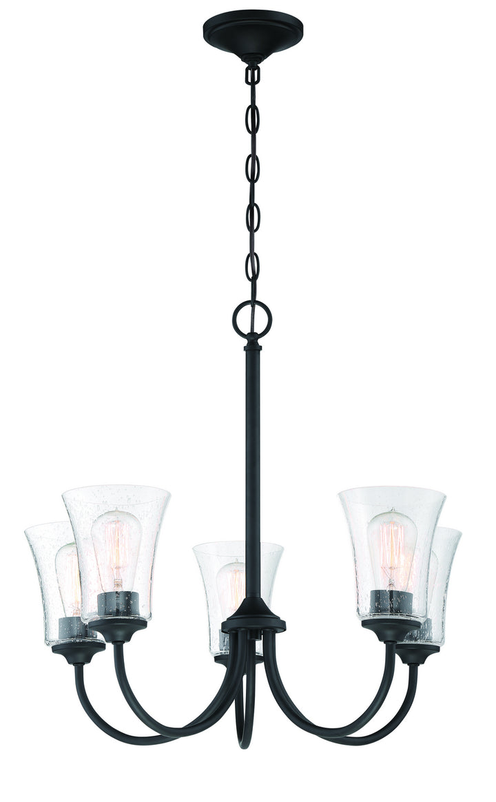 Craftmade Gwyneth 50425-FB Chandelier Light - Flat Black