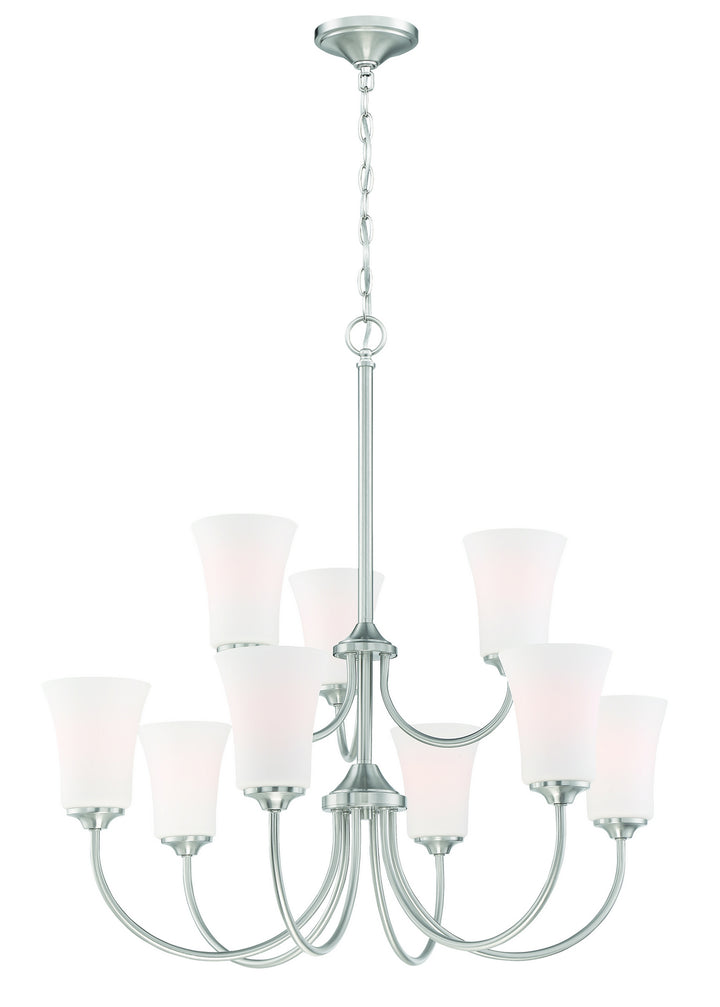 Craftmade Gwyneth 50429-BNK-WG Chandelier Light - Brushed Polished Nickel