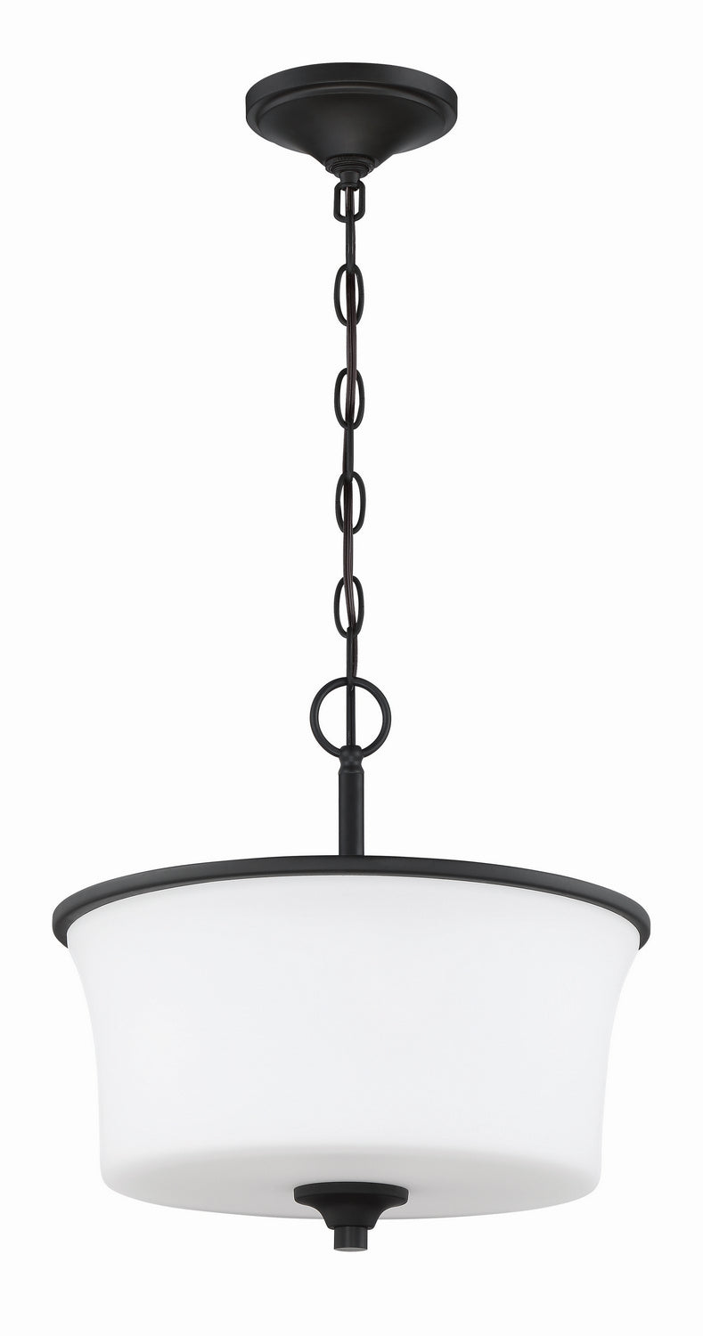 Craftmade Gwyneth 50452-FB-WG Ceiling Light - Flat Black