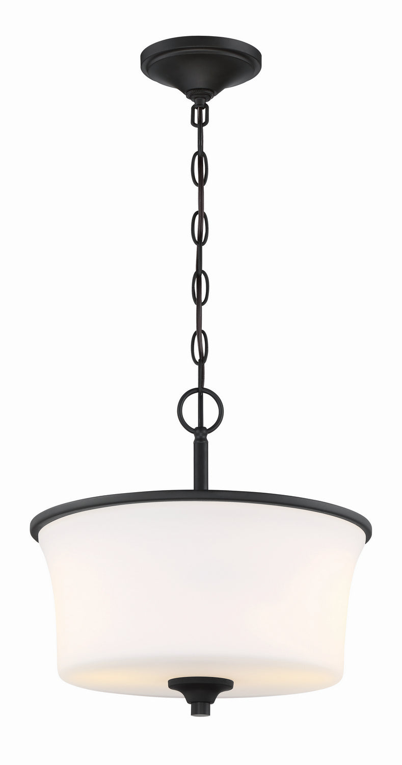 Craftmade Gwyneth 50452-FB-WG Ceiling Light - Flat Black