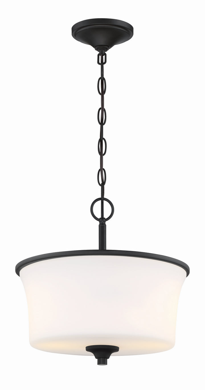 Craftmade Gwyneth 50452-FB-WG Ceiling Light - Flat Black