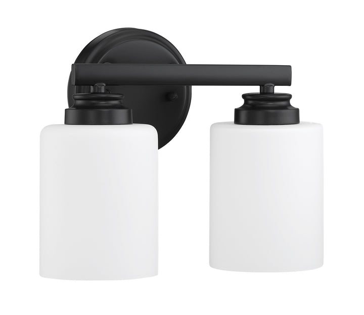 Craftmade Bolden 50502-FB-WG Bath Vanity Light 11 in. wide - Flat Black