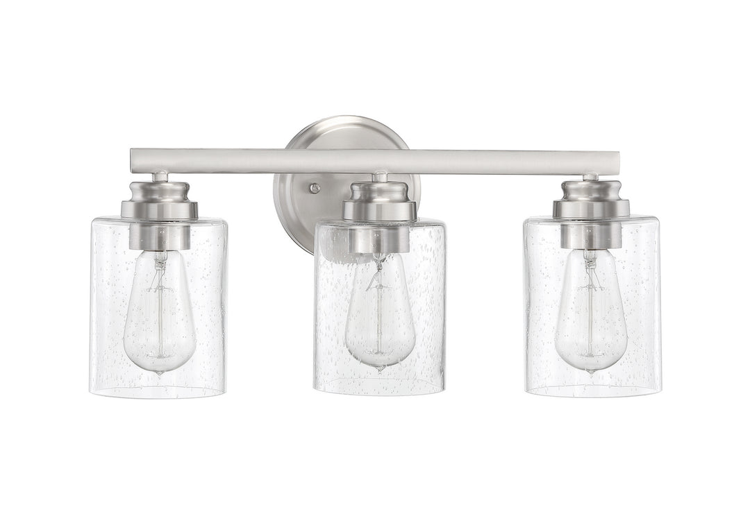 Craftmade Bolden 50503-BNK Bath Vanity Light 18 in. wide - Brushed Polished Nickel