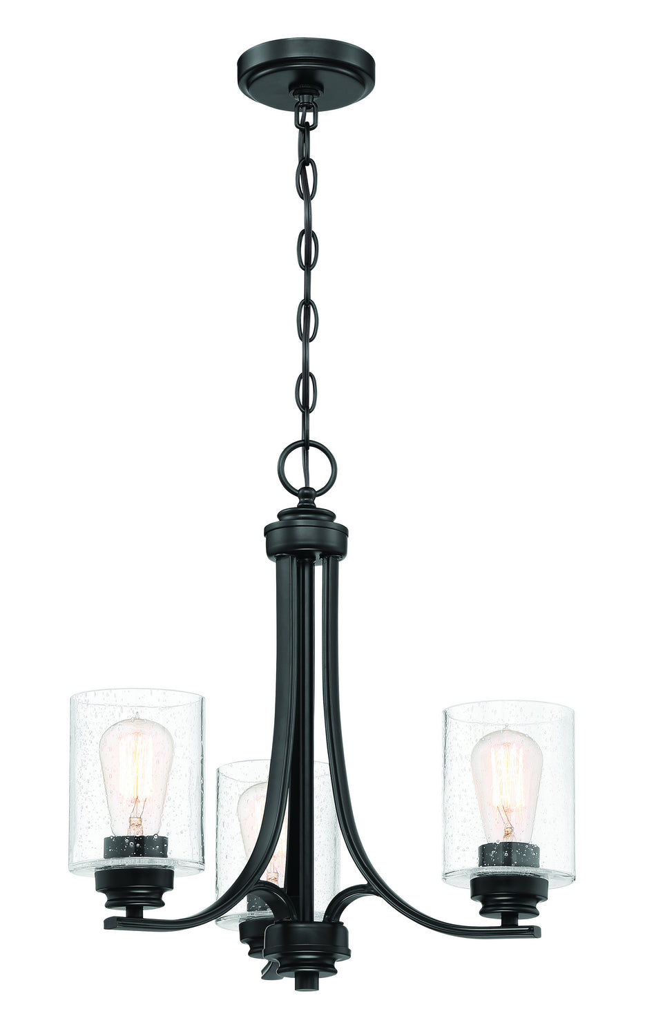 Craftmade Bolden 50523-FB Chandelier Light - Flat Black