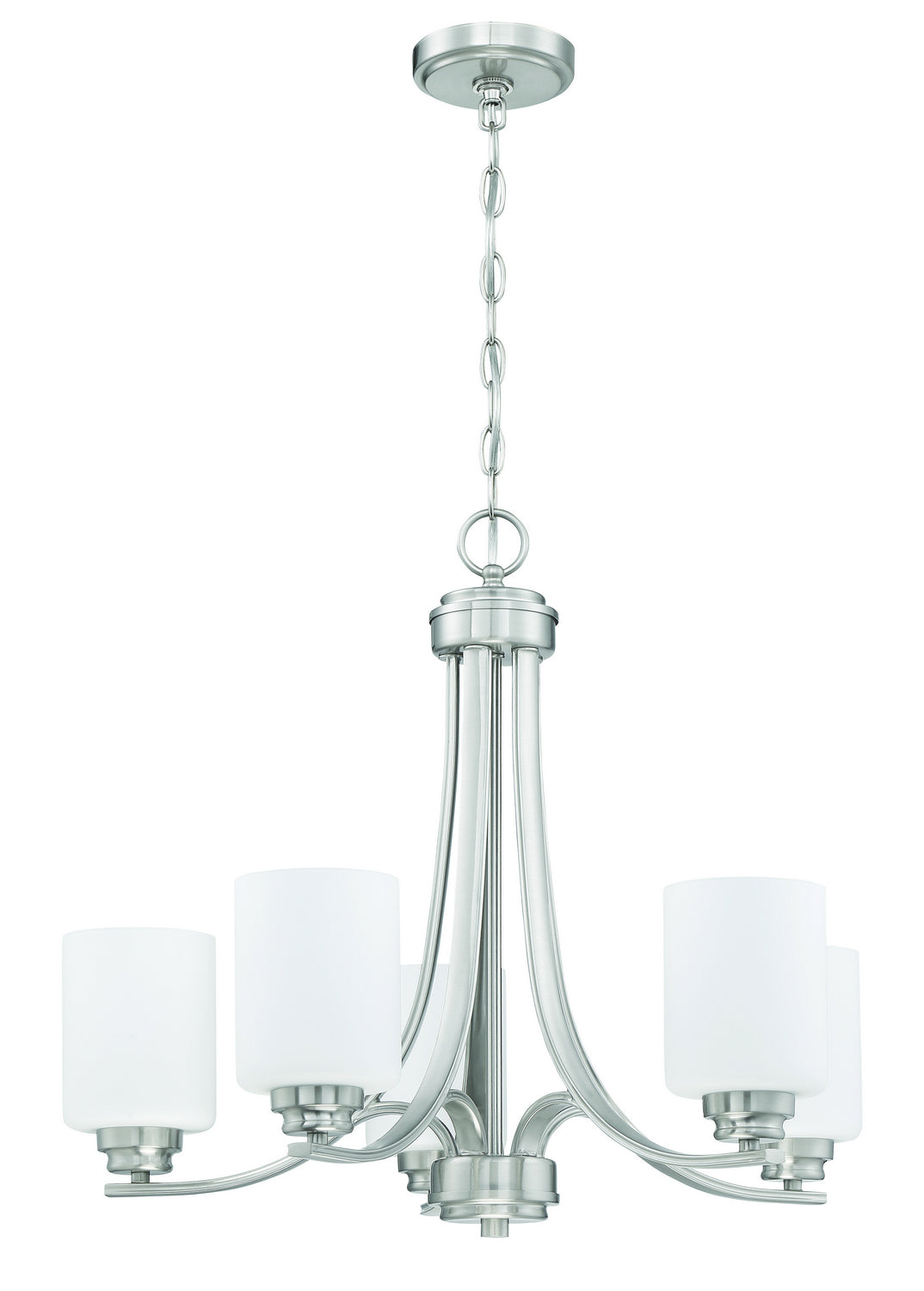 Craftmade Bolden 50525-BNK-WG Chandelier Light - Brushed Polished Nickel