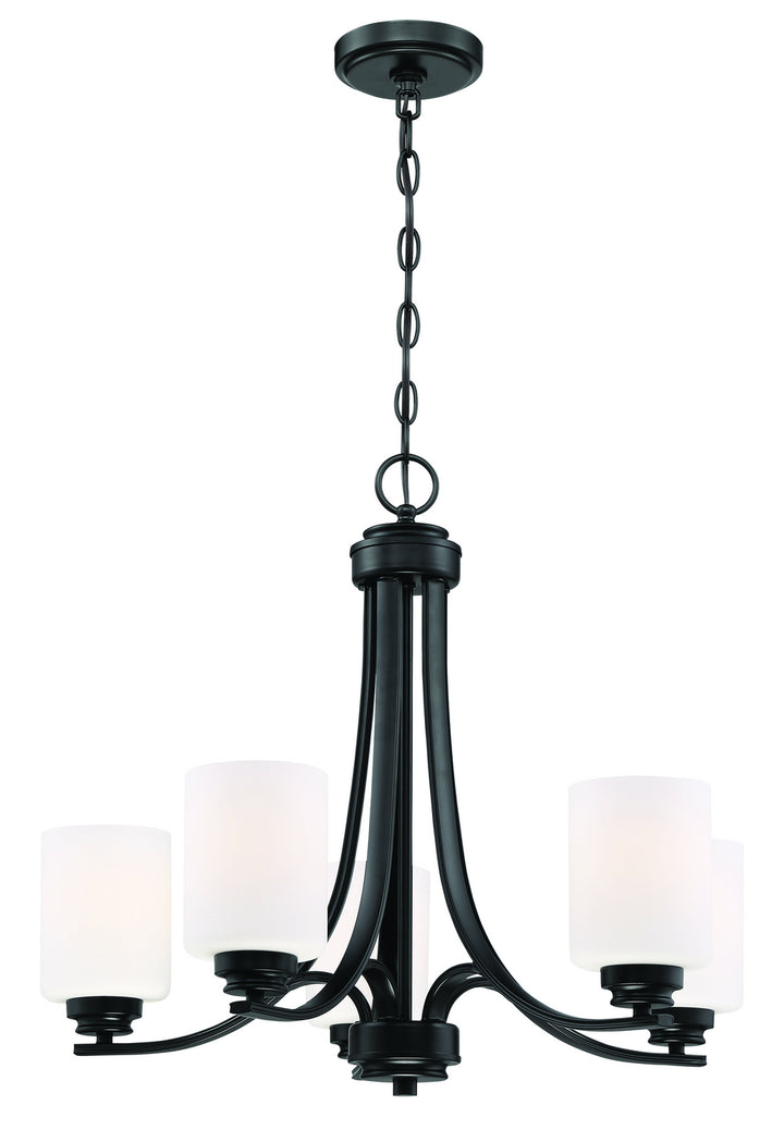 Craftmade Bolden 50525-FB-WG Chandelier Light - Flat Black