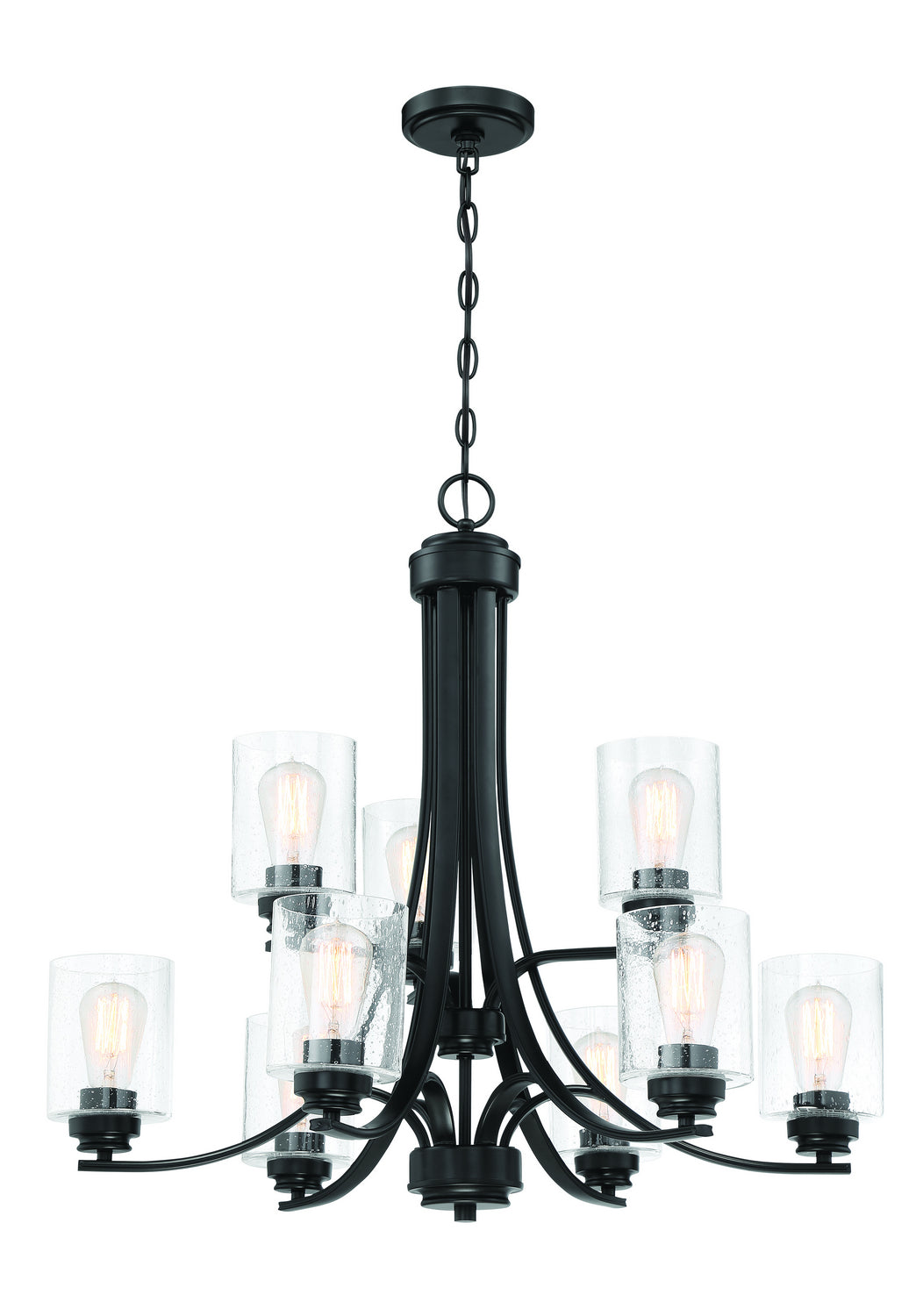 Craftmade Bolden 50529-FB Chandelier Light - Flat Black