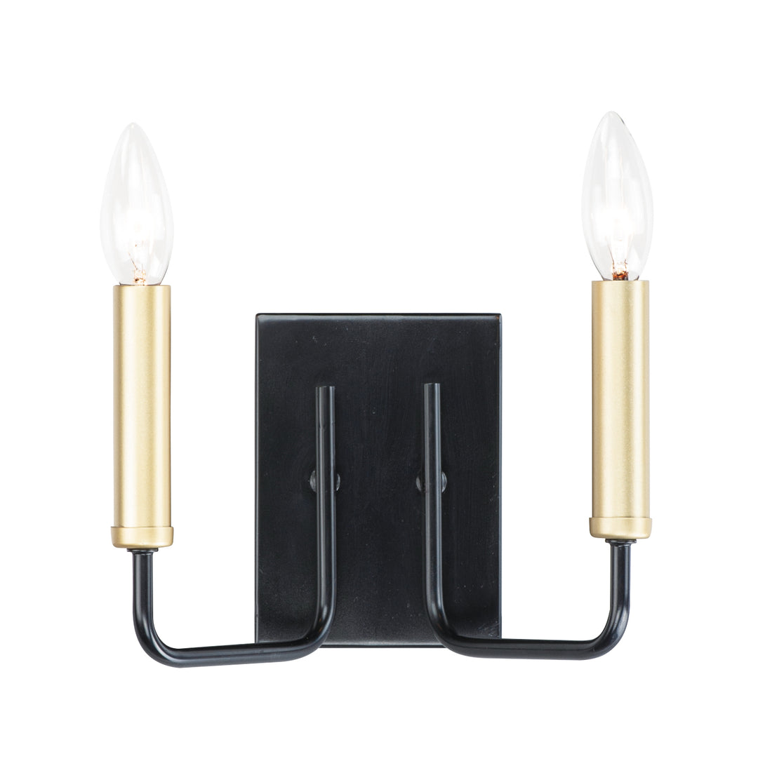 Maxim Sullivan 10252BKGLD Wall Sconce Light - Black / Gold