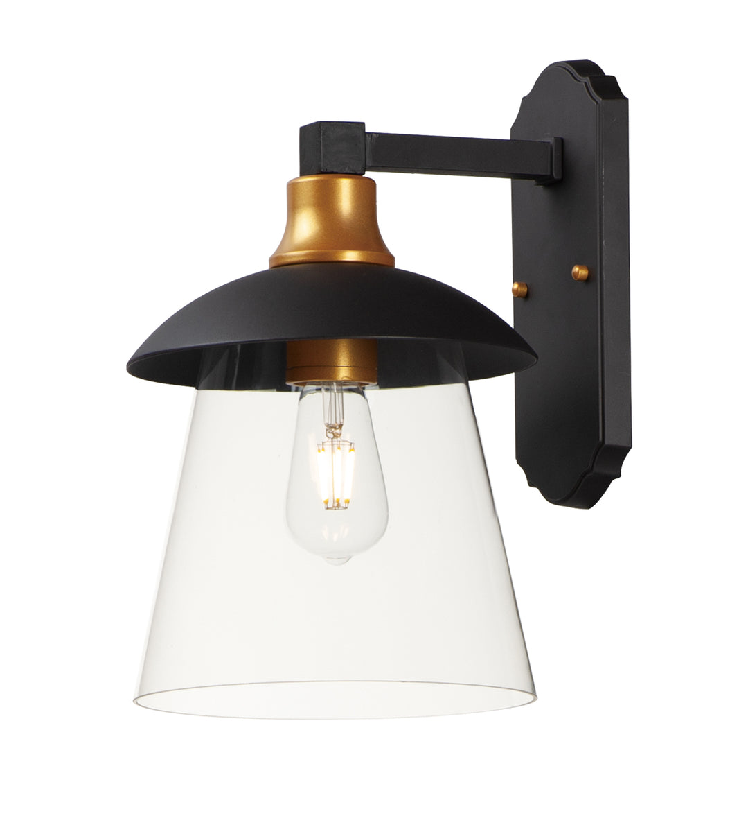 Maxim Lighting 10316CLBZGLD  Crib Outdoor Bronze / Gold