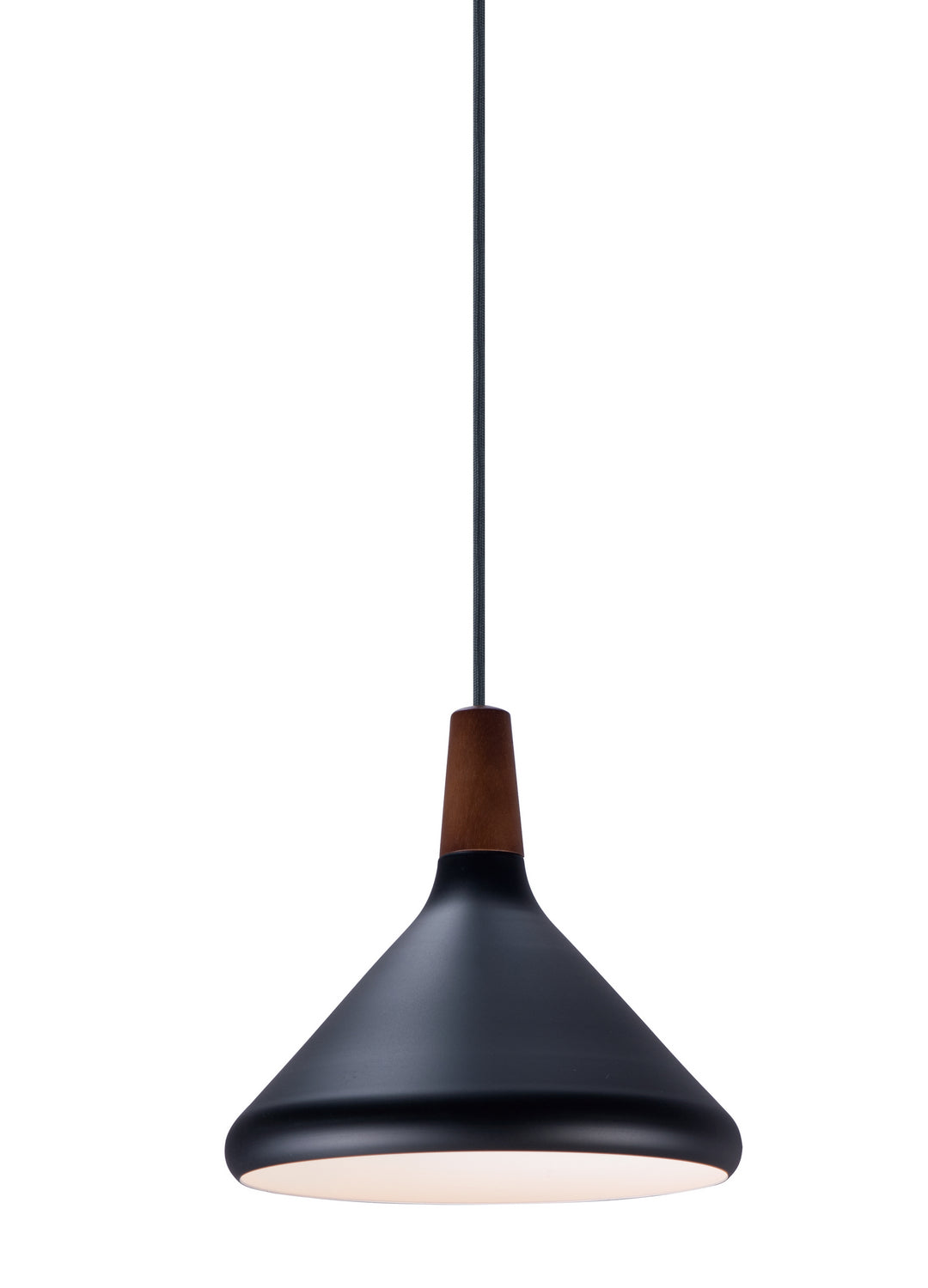Maxim Nordic 11350WNBK Pendant Light - Walnut / Black