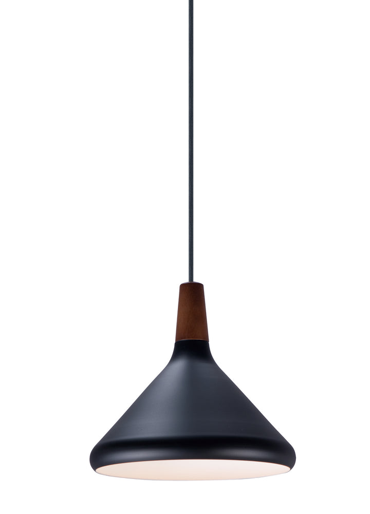 Maxim Nordic 11350WNBK Pendant Light - Walnut / Black