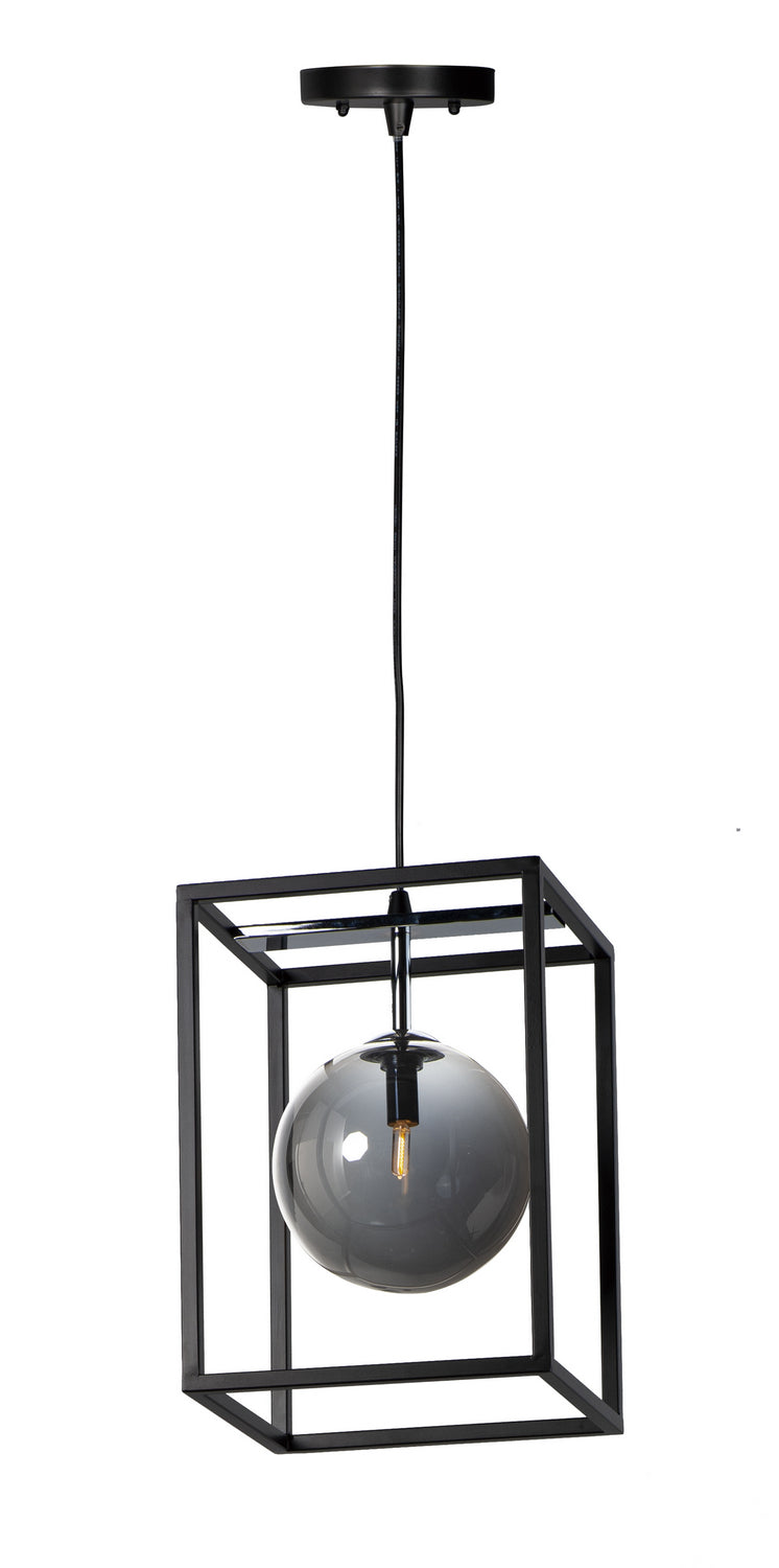 Maxim Fluid 11361MSKBKPC Pendant Light - Black / Polished Chrome
