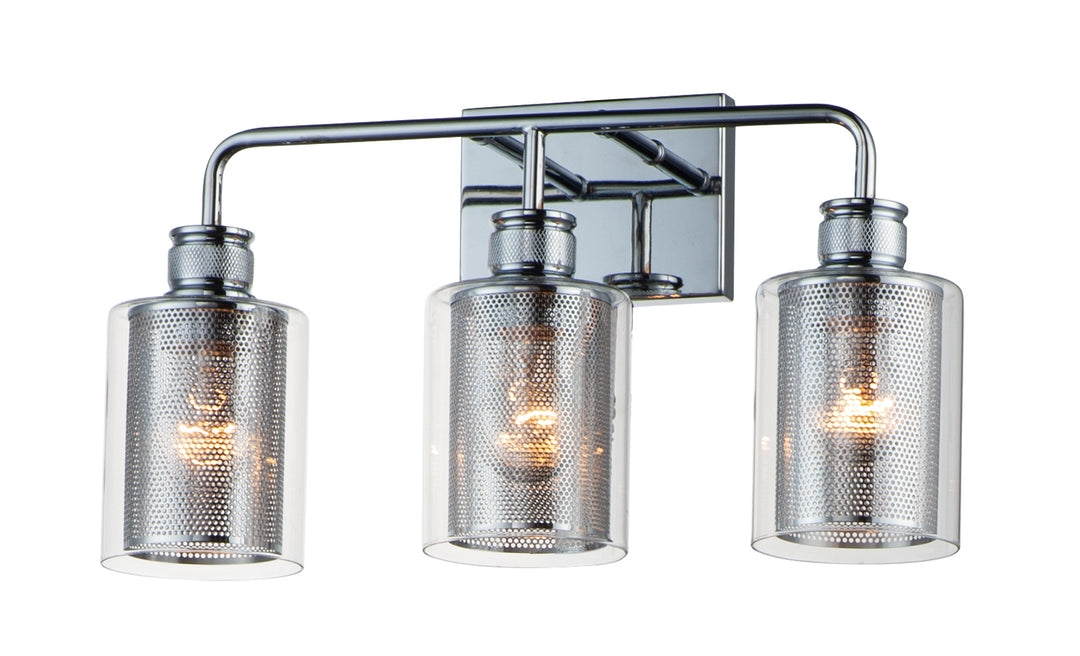 Maxim Filigree 11533CLPC Bath Vanity Light 19 in. wide - Polished Chrome