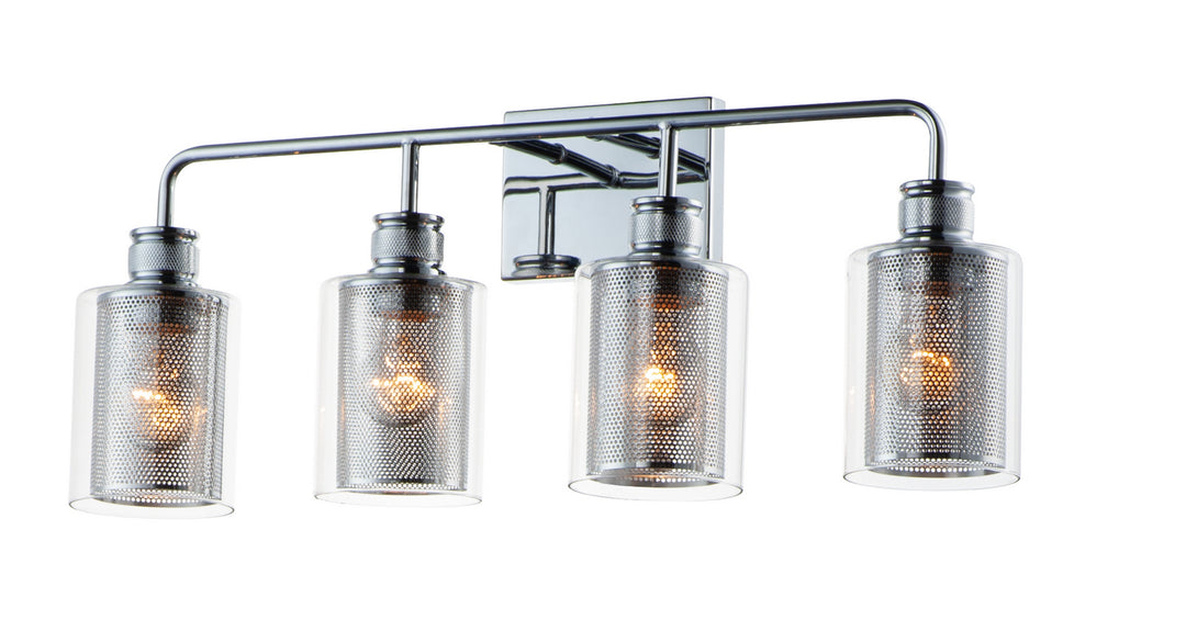 Maxim Filigree 11534CLPC Bath Vanity Light 26 in. wide - Polished Chrome