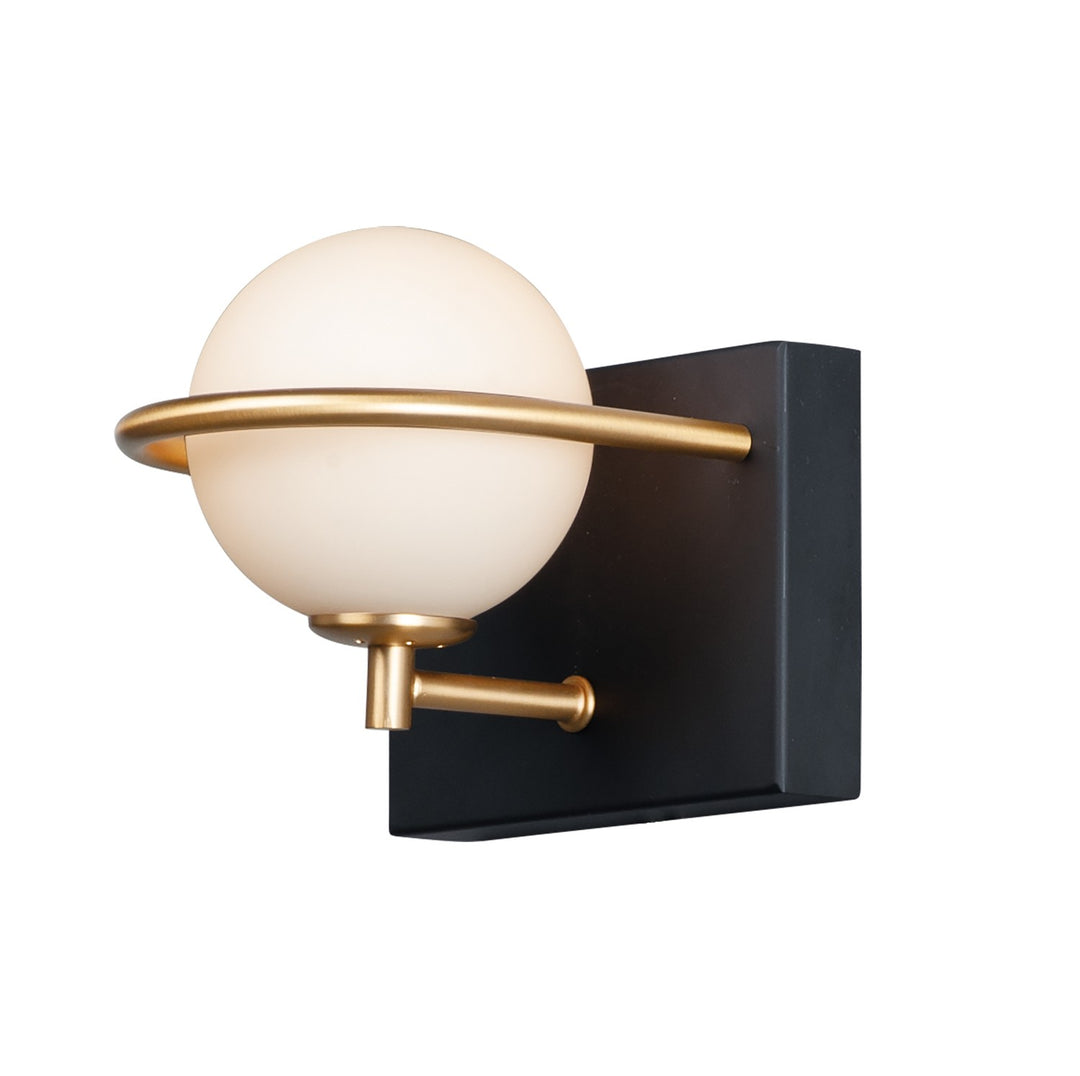 Maxim Revolve 21601SWBKGLD Wall Sconce Light - Black / Gold