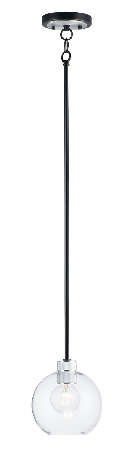 Maxim Vessel 21619CLBKAL Pendant Light - Black / Brushed Aluminum