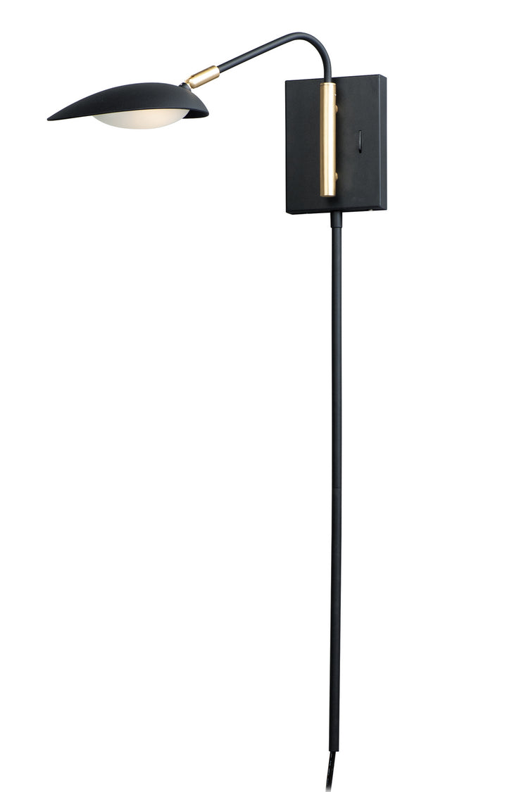 Maxim Lighting 21691BKSBR Modern Scan Lamp Black / Satin Brass