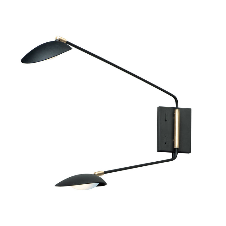 Maxim Lighting 21692BKSBR Modern Scan Lamp Black / Satin Brass