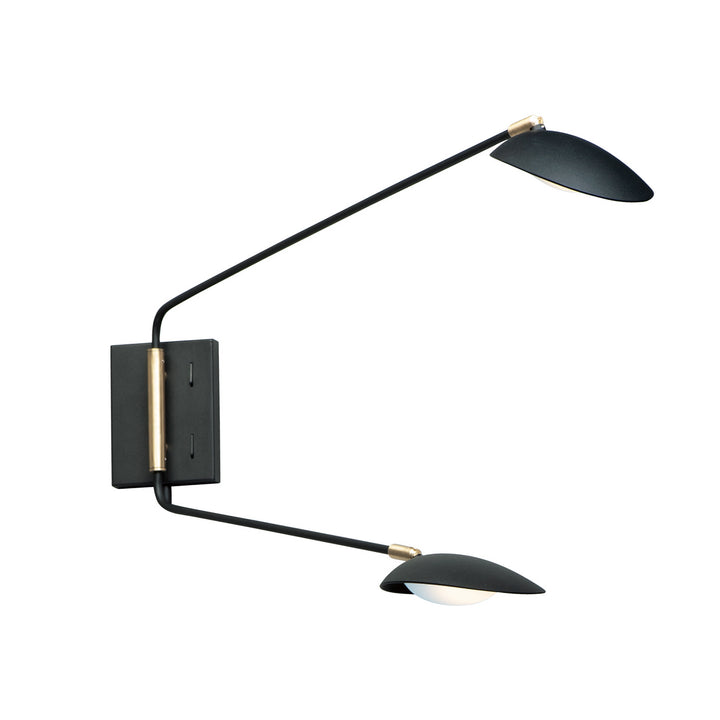 Maxim Lighting 21692BKSBR Modern Scan Lamp Black / Satin Brass