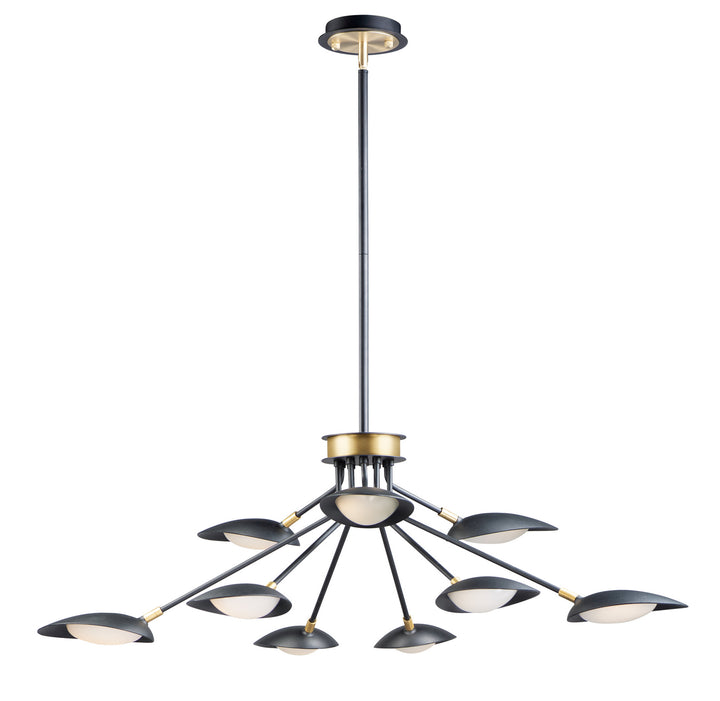 Maxim Scan 21699BKSBR Pendant Light - Black / Satin Brass