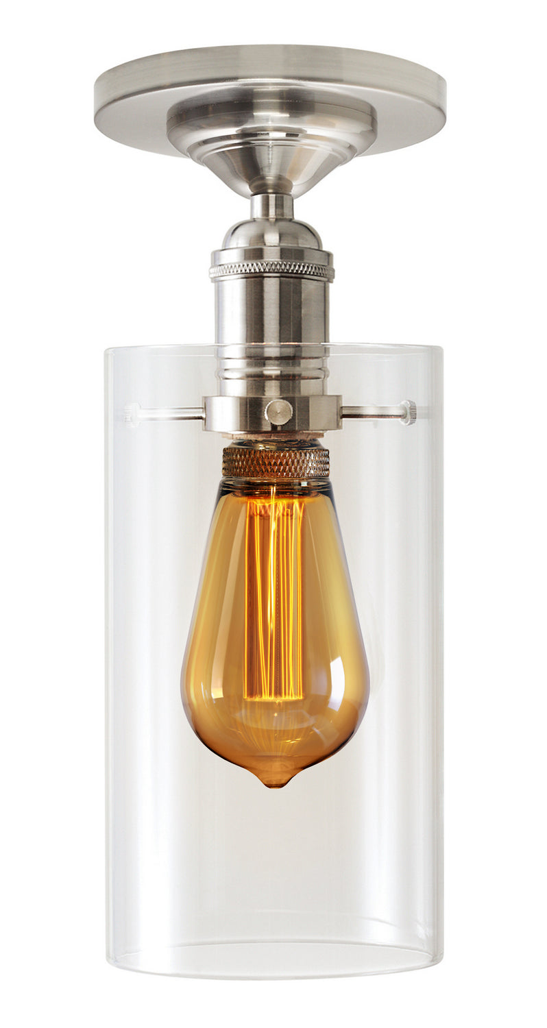 Stone Retro Cylinder CL179AMSNRTL6B Ceiling Light - Satin Nickel