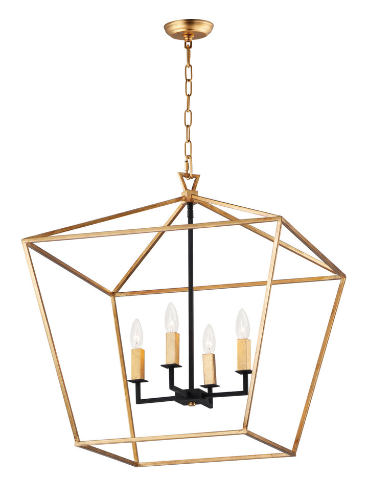 Maxim Abode 25155GLTXB Pendant Light - Gold Leaf / Textured Black