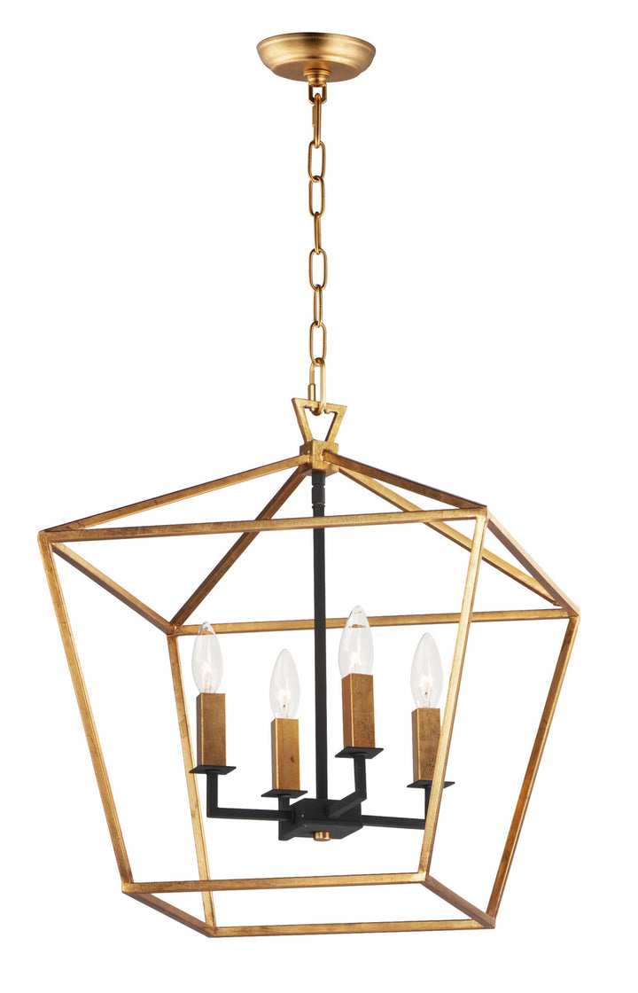 Maxim Abode 25156GLTXB Pendant Light - Gold Leaf / Textured Black
