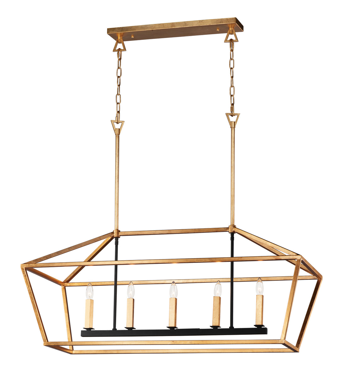Maxim Abode 25157GLTXB Pendant Light - Gold Leaf / Textured Black