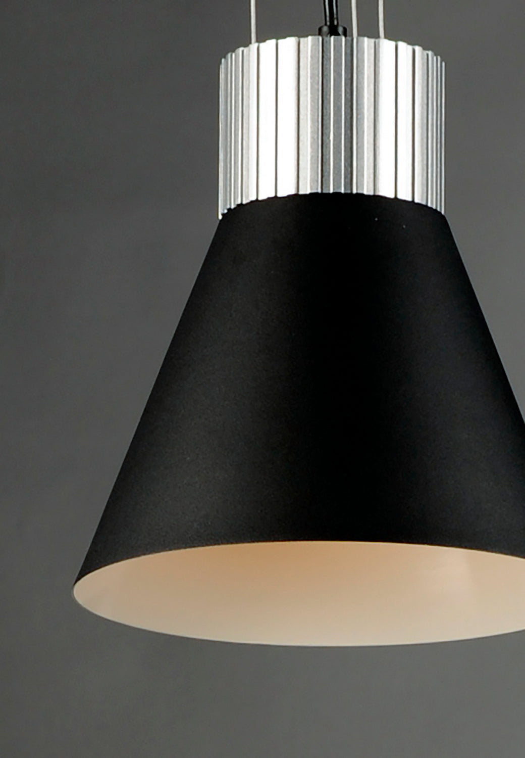 Maxim Storehouse 25230SABK Pendant Light - Satin Aluminum / Black