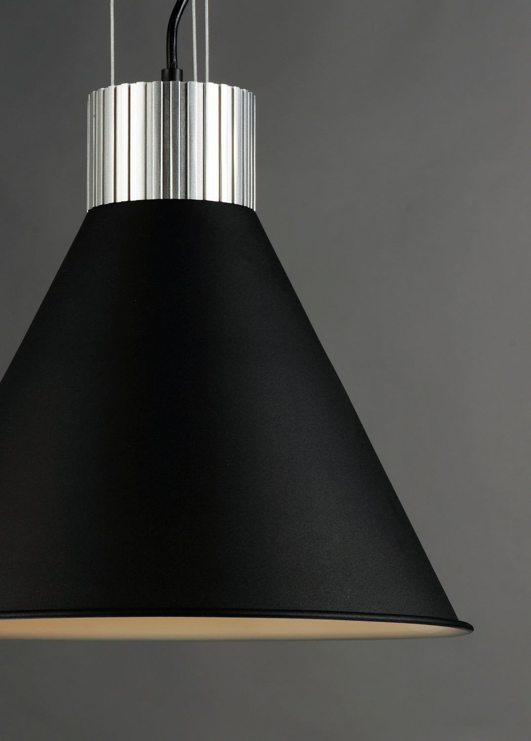 Maxim Storehouse 25232SABK Pendant Light - Satin Aluminum / Black