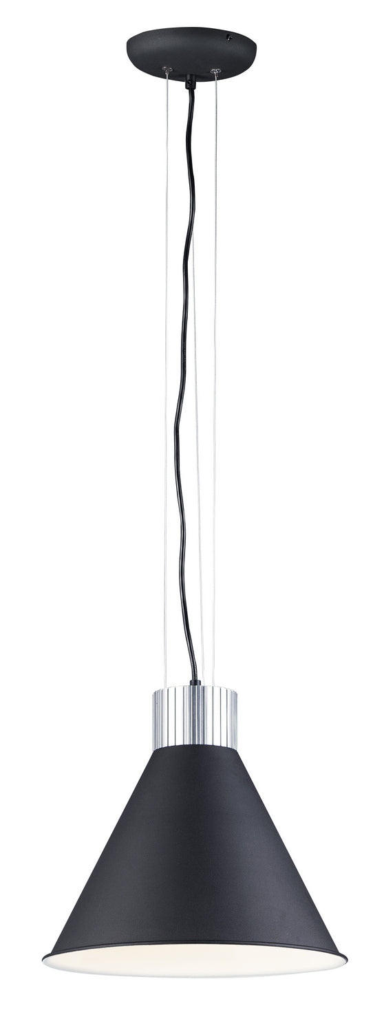 Maxim Storehouse 25232SABK Pendant Light - Satin Aluminum / Black