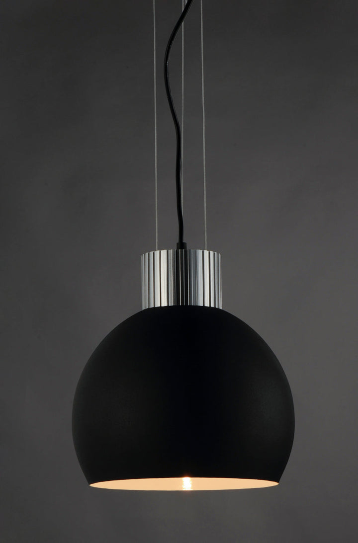 Maxim Storehouse 25238SABK Pendant Light - Satin Aluminum / Black
