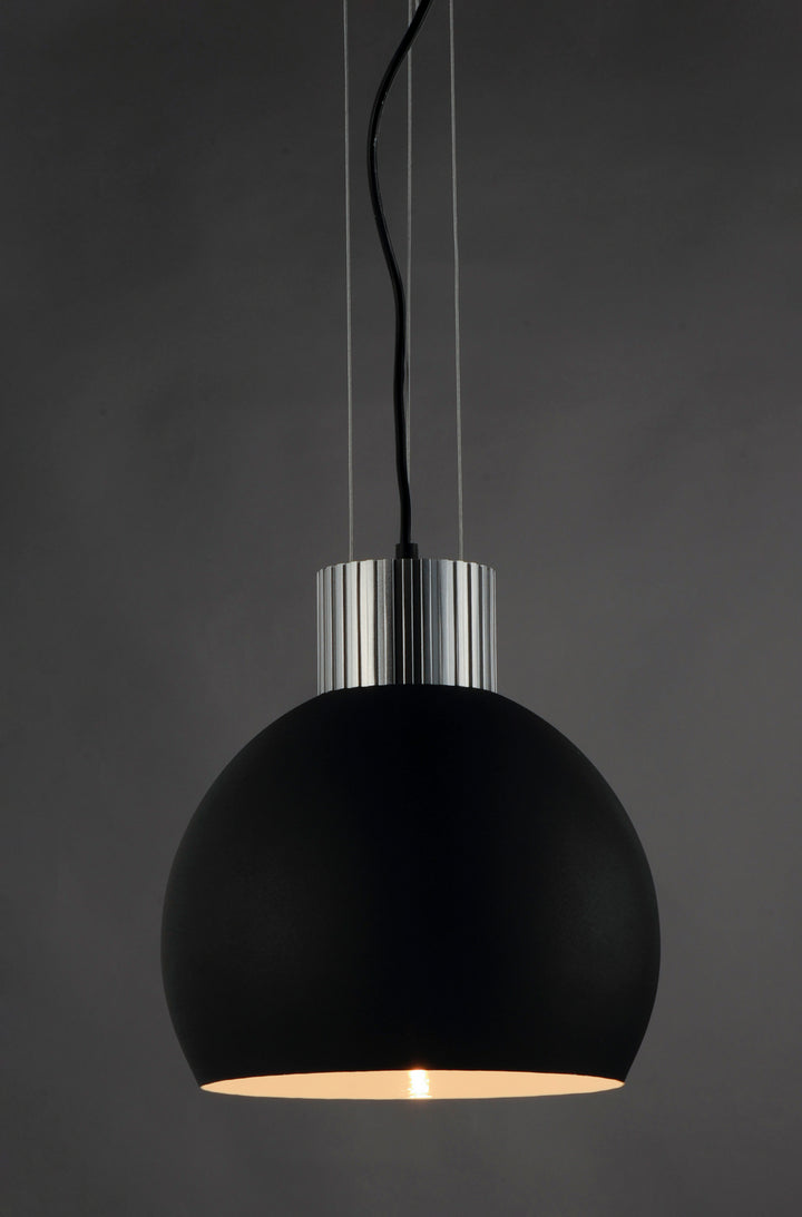 Maxim Storehouse 25238SABK Pendant Light - Satin Aluminum / Black