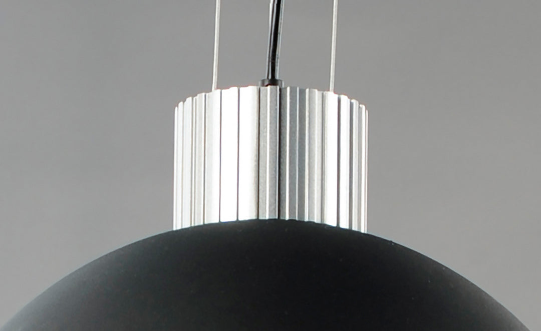 Maxim Storehouse 25238SABK Pendant Light - Satin Aluminum / Black