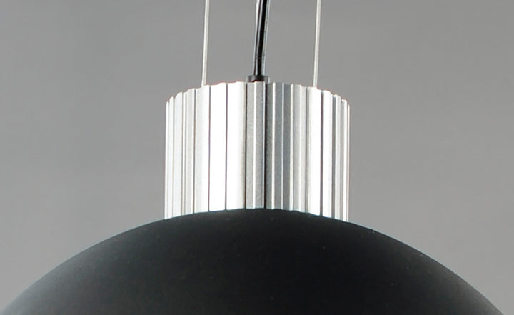 Maxim Storehouse 25238SABK Pendant Light - Satin Aluminum / Black