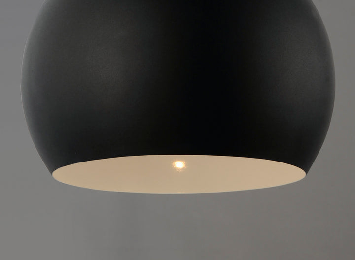 Maxim Storehouse 25238SABK Pendant Light - Satin Aluminum / Black