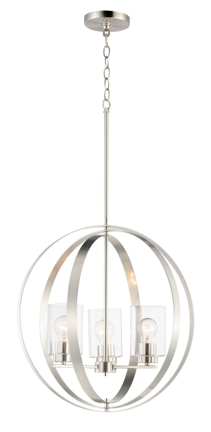 Maxim Sentinel 25254CLSN Chandelier Light - Satin Nickel