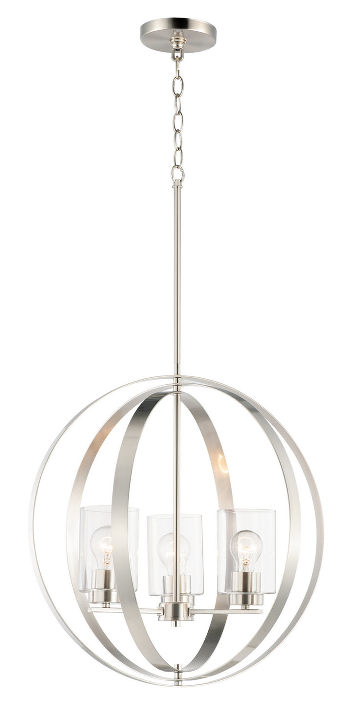 Maxim Sentinel 25254CLSN Chandelier Light - Satin Nickel