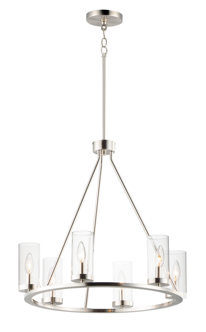 Maxim Sentinel 25255CLSN Chandelier Light - Satin Nickel