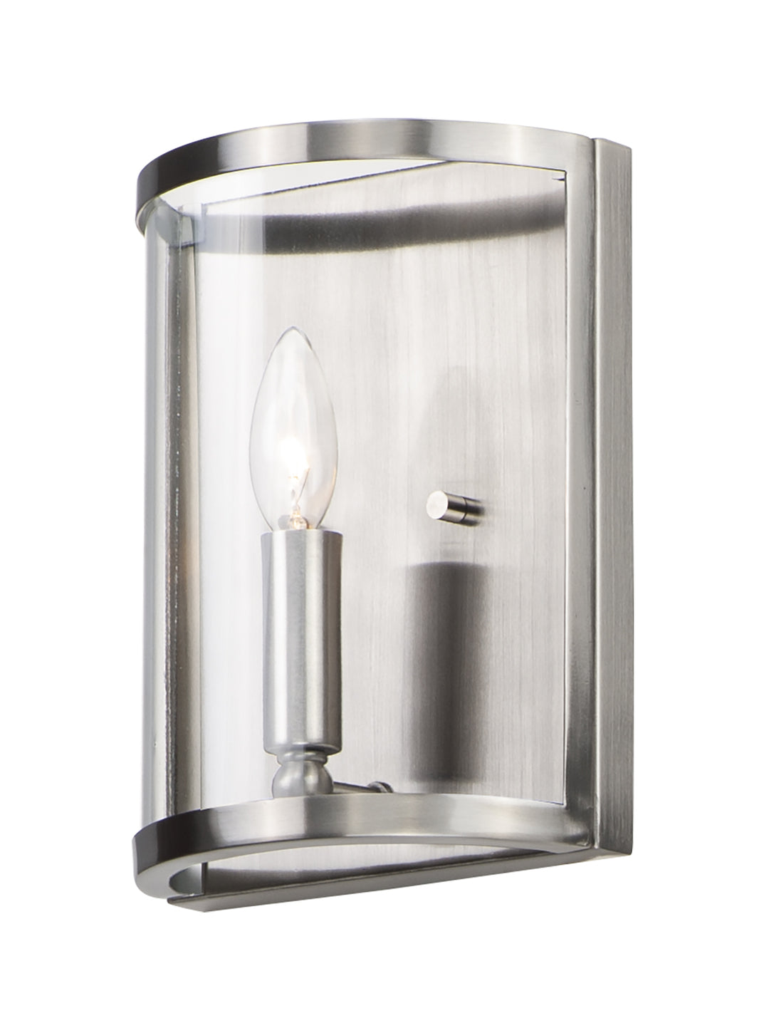 Maxim Sentinel 25259CLSN Wall Sconce Light - Satin Nickel