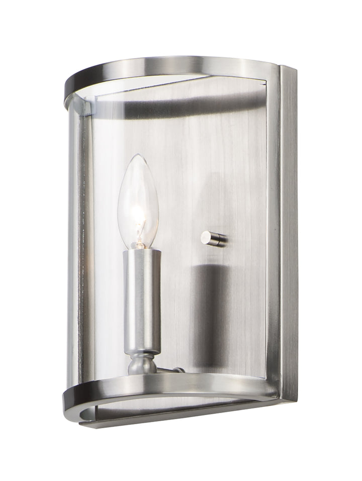 Maxim Sentinel 25259CLSN Wall Sconce Light - Satin Nickel